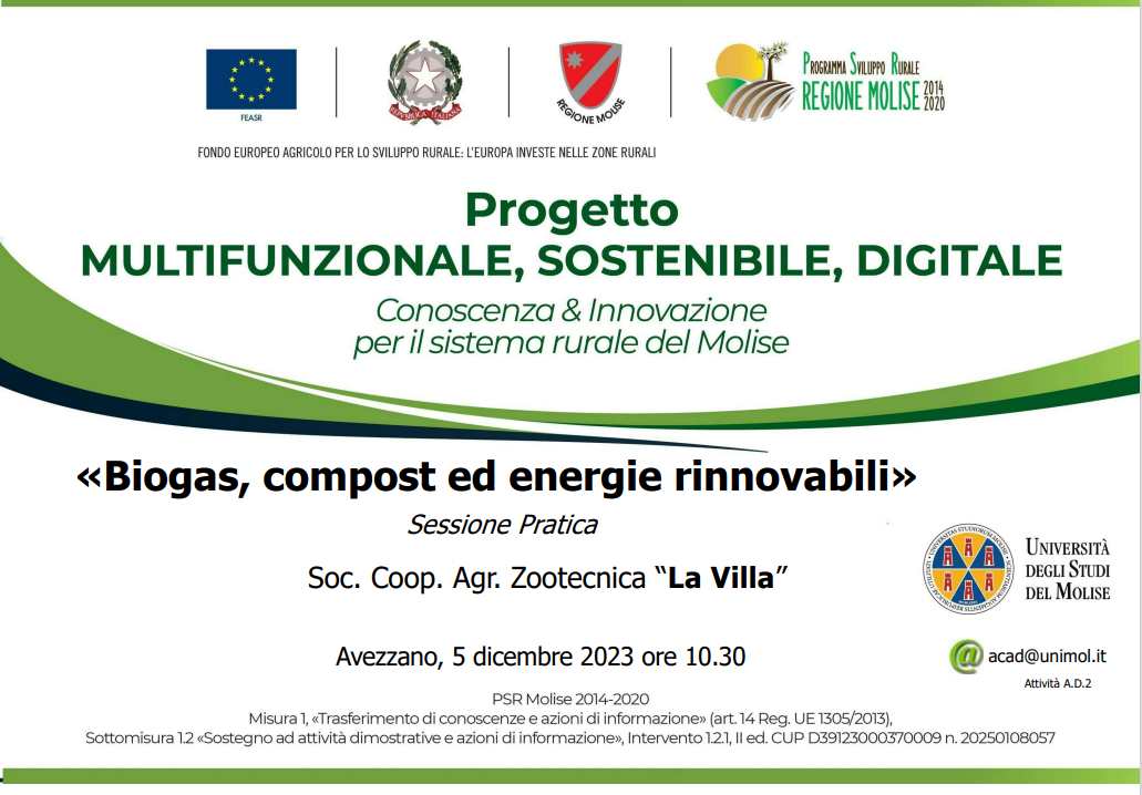 Biogas, compost e energie rinnovabili